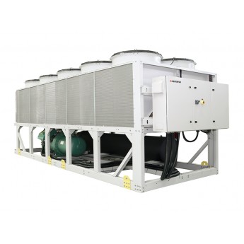 Модульные высокопроизводительные чиллеры с воздушным охлаждением конденсатора на базе винтовых компрессоров KENTATSU KCRA-CW KCRA6010CWCN3